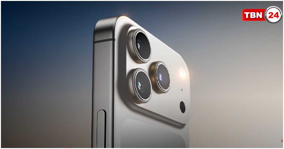 আইফোন ১৭ সিরিজের ফোনে ক্যামেরাকেও করা হয়েছে আগের তুলনায় অনেক উন্নত। ছবি: ভিডিও মেইক এআই